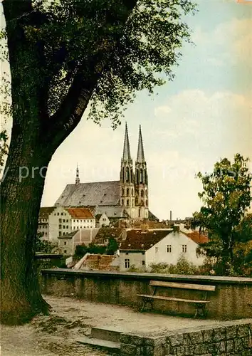 AK / Ansichtskarte Goerlitz Sachsen Peterskirche vom Friedhof aus gesehen Kat. Goerlitz