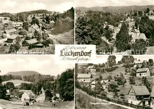 AK / Ansichtskarte Lueckendorf Sommerberg Hochwald Umgebindehaeuser Kat. Kurort Oybin