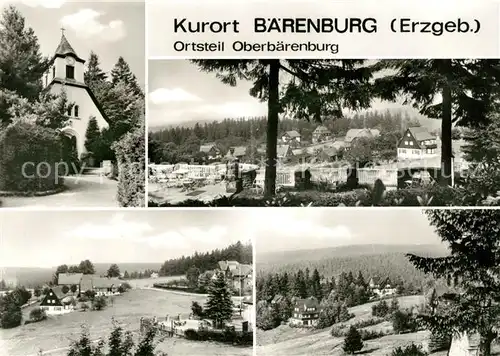 AK / Ansichtskarte Baerenburg Sachsen Kirche Teilansichten Kat. Altenberg