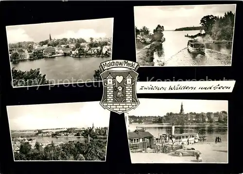 AK / Ansichtskarte Malchow Inselstadt zwischen Waeldern und Seen Kat. Malchow Mecklenburg