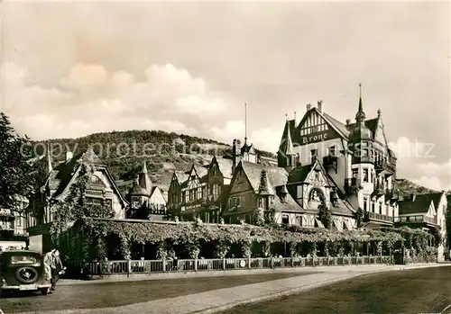 AK / Ansichtskarte Assmannshausen Rhein Historischer Gasthof Krone Kat. Ruedesheim am Rhein