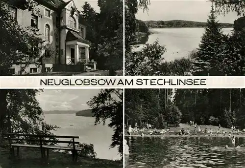 AK / Ansichtskarte Neuglobsow am Stechlinsee Schwimmbad Kat. Stechlin