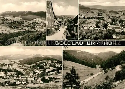 AK / Ansichtskarte Goldlauter Heidersbach Panorama Teilansichten Kat. Suhl