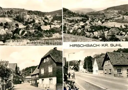 AK / Ansichtskarte Hirschbach Suhl Panorama Ortsmotive Kat. Hirschbach Thueringer Wald