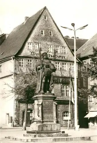 AK / Ansichtskarte Jena Thueringen Der Hanfried auf dem Marktplatz