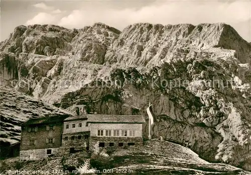 AK / Ansichtskarte Purtscheller Haus mit Hohem Goell Kat. Berchtesgaden