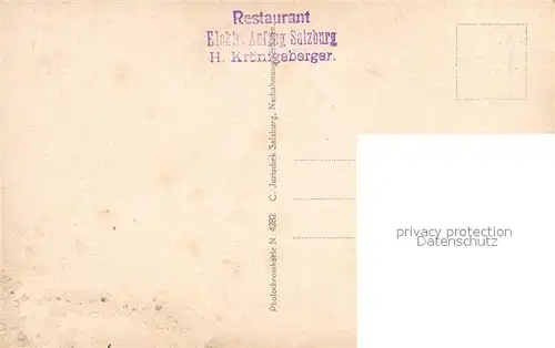 AK / Ansichtskarte Salzburg Oesterreich Restaurant Aufzug auf dem Moenchsberg Kat. Salzburg