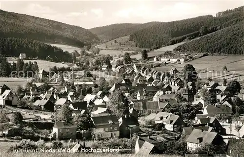 AK / Ansichtskarte Niedersfeld Panorama Kat. Winterberg