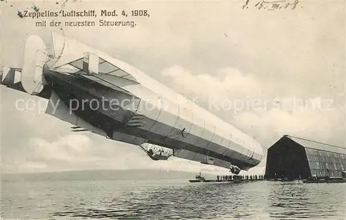 AK / Ansichtskarte Friedrichshafen Bodensee Zeppelin Luftschiff Kat. Friedrichshafen