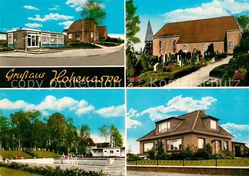 AK / Ansichtskarte Hohenaspe Parkanlage Kirche Friedhof  Kat. Hohenaspe