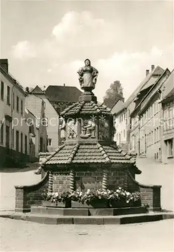 AK / Ansichtskarte Kohren Sahlis Toepferbrunnen Kat. Kohren Sahlis