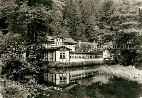 AK / Ansichtskarte Bad Schandau Saechs Schweiz Hotel und Gaststaette Lichtenhainer Wasserfall Kat. Bad Schandau