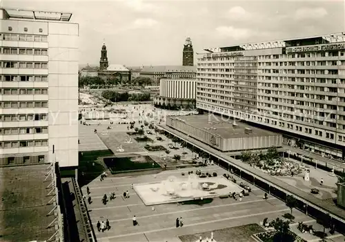 AK / Ansichtskarte Dresden Prager Strasse Kat. Dresden Elbe