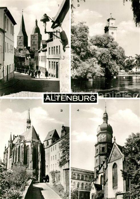 AK / Ansichtskarte Altenburg_Thueringen Rote Spitzen Landestheater