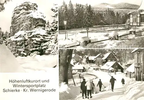 AK / Ansichtskarte Schierke Harz Winteridylle Kat. Schierke Brocken