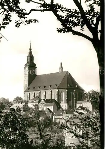 AK / Ansichtskarte Schneeberg Erzgebirge Kirche St Wolfgang Kat. Schneeberg