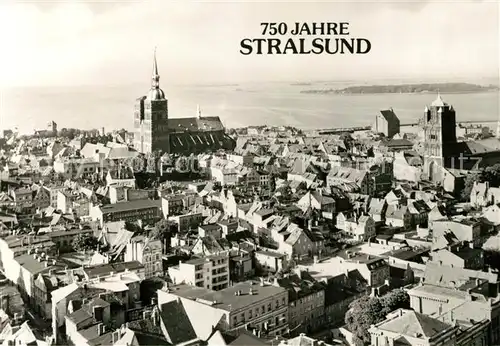AK / Ansichtskarte Stralsund Mecklenburg Vorpommern Stadtblick Kat. Stralsund
