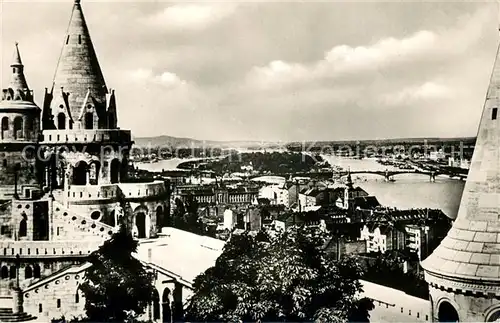 AK / Ansichtskarte Budapest Panorama von der Burg Kat. Budapest