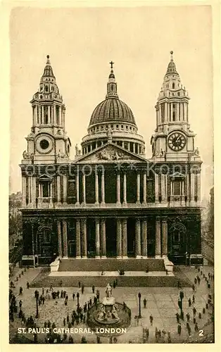 AK / Ansichtskarte London St Pauls Cathedral Kat. City of London