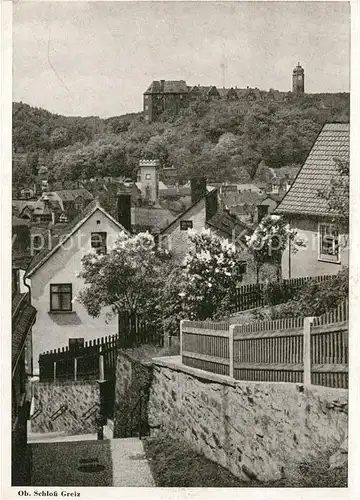 AK / Ansichtskarte Greiz Thueringen Oberes Schloss Kat. Greiz