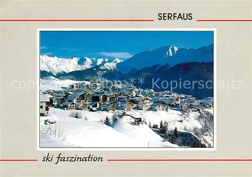 AK / Ansichtskarte Serfaus Tirol Winter Panorama Kat. Serfaus