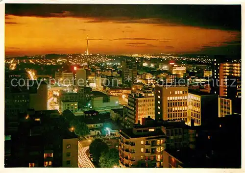 AK / Ansichtskarte Johannesburg Gauteng Skyline Nachtaufnahme Kat. Johannesburg