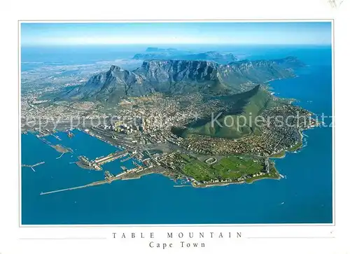 AK / Ansichtskarte Cape Town Kaapstad Kapstadt Fliegeraufnahme Tafelberg Kat. Cape Town