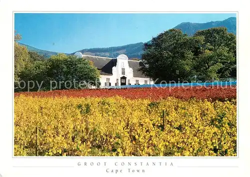 AK / Ansichtskarte Cape Town Kaapstad Kapstadt Groot Constantia Kat. Cape Town