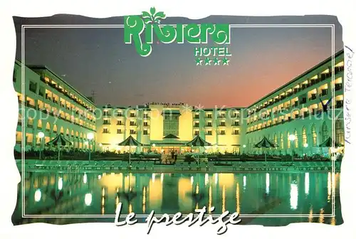 AK / Ansichtskarte Port El Kantaoui Hotel Le Prestige Nachtaufnahme Pool