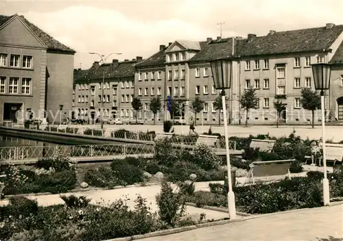 AK / Ansichtskarte Pasewalk Mecklenburg Vorpommern Ernst Thaelmann Platz Marktstrasse Kat. Pasewalk