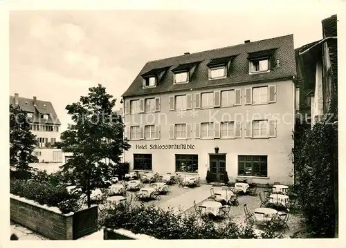 AK / Ansichtskarte Ulm Donau Hotel Schlossbraeustueble Kat. Ulm