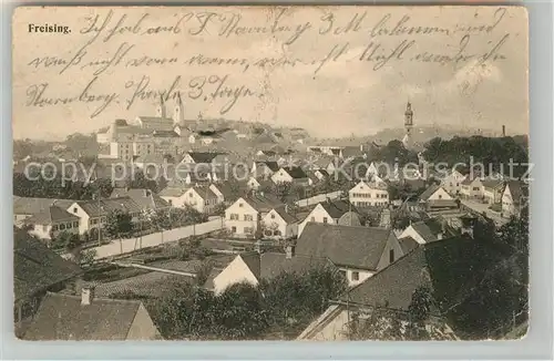 AK / Ansichtskarte Freising Oberbayern Panorama Kat. Freising