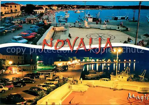 AK / Ansichtskarte Novalja Hafen Nachtaufnahme  Kat. Insel Pag