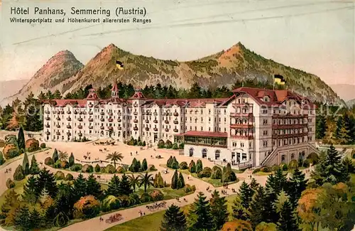 AK / Ansichtskarte Semmering Niederoesterreich Hotel Panhans Kat. Semmering