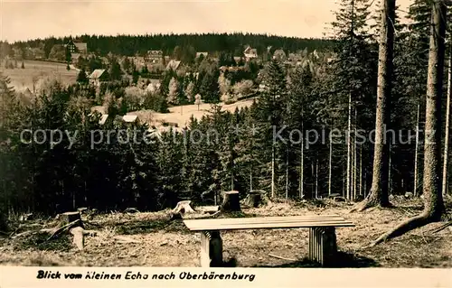 AK / Ansichtskarte Oberbaerenburg Baerenburg Blick vom Kleinen Echa