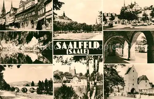 AK / Ansichtskarte Saalfeld Saale Teilansichten Kat. Saalfeld