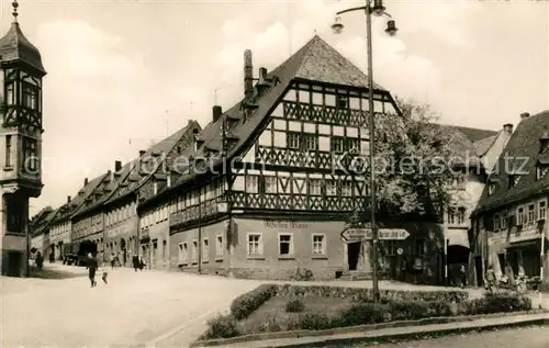 AK / Ansichtskarte Hartenstein Zwickau HOG Weisses Ross Kat. Hartenstein Zwickau