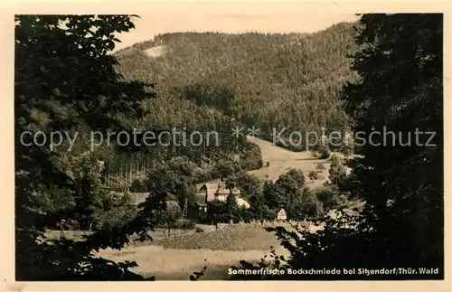 AK / Ansichtskarte Sitzendorf Thueringen Bockschmiede Kat. Sitzendorf Schwarzatal