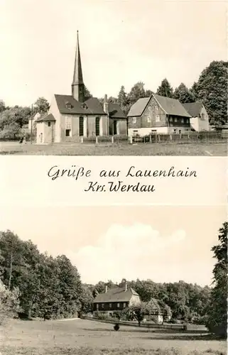 AK / Ansichtskarte Lauenhain Werdau Kirche 
