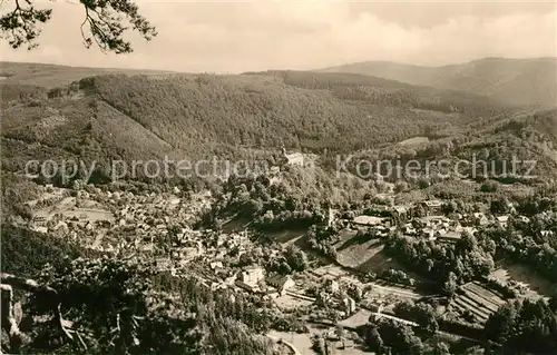 AK / Ansichtskarte Schwarzburg Thueringer Wald Blick vom Trippstein  Kat. Schwarzburg