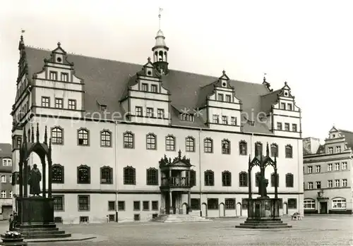 AK / Ansichtskarte Wittenberg Lutherstadt Rathaus Kat. Wittenberg