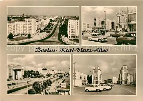 AK / Ansichtskarte Berlin Karl Marx Allee Teilansichten Kat. Berlin