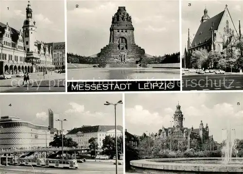 AK / Ansichtskarte Leipzig Altes Rathaus Voelkerschlachtdenkmal Kirche Altes Rathaus Kat. Leipzig