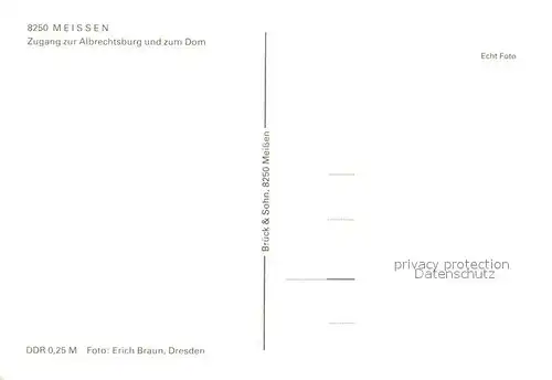 AK / Ansichtskarte Meissen Elbe Sachsen mit Albrechtsburg und Dom Kat. Meissen