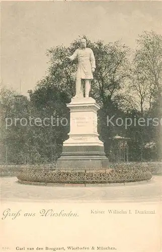 AK / Ansichtskarte Wiesbaden Kaiser Wilhelm Denkmal Kat. Wiesbaden