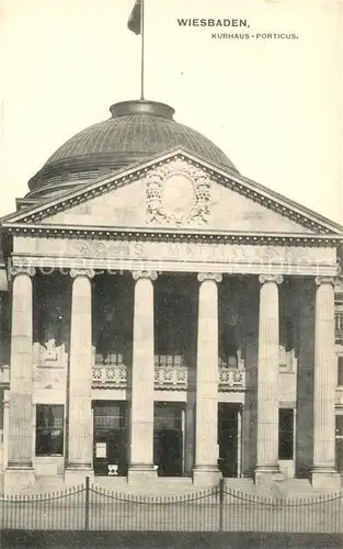 AK / Ansichtskarte Wiesbaden Kurhaus Porticus Kat. Wiesbaden