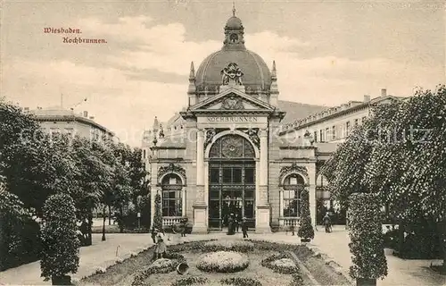 AK / Ansichtskarte Wiesbaden Kochbrunnen Kat. Wiesbaden