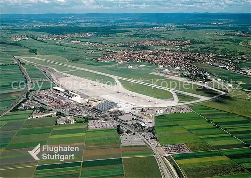 AK / Ansichtskarte Stuttgart Flughafen Fliegeraufnahme Kat. Stuttgart
