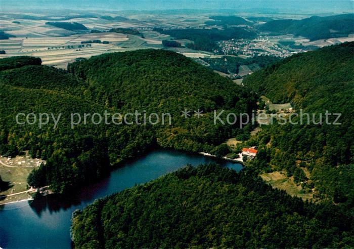 AK / Ansichtskarte Bad Lauterberg Wiesenbeker Teich mit Campingplatz