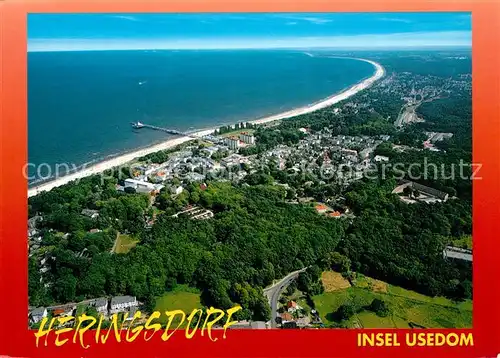 AK / Ansichtskarte Heringsdorf Ostseebad Usedom Fliegeraufnahme Kat. Heringsdorf